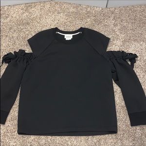 DKNY top with cut out sleeves